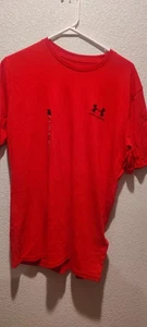 NUEVA Camiseta Para Hombre Under Armour Estilo Deportivo Correr Entrenamiento Roja Mediana - Imagen 1 de 3