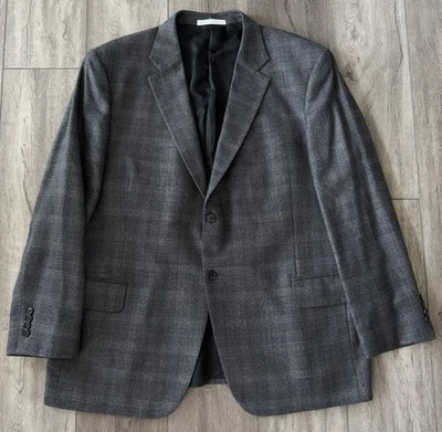 John W. Nordstrom Sports Coat Men’s 48R Silk Wool 2-Button Blazer Suit Jacket - Image 1 of 4