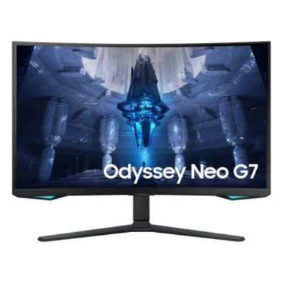 Samsung 32" Odyssey Neo G7 VA UHD 165Hz 1ms 1000R Curved Monitor 16:9 S32BG750NP - Image 1 of 4