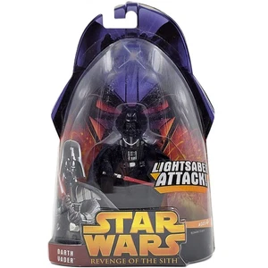 DARTH VADER FIGUR 11 STAR WARS REVENGE OF THE SITH 2005 HASBRO LIGHTSABER ATTACK - Bild 1 von 6