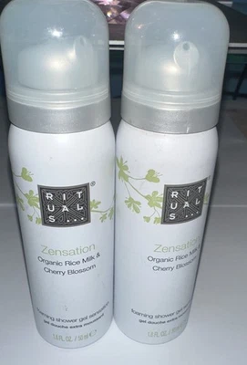 2 Rituals Zensation Foaming Shower Gel, Organic Rice & Cherry Blossom, 1.6  Oz - Image 1 of 2