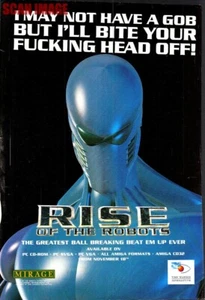 Advert for 'DOMESTIC VIOLENCE' Sega Computer Game Vintage 1990s Print Ad 720/77 - Picture 1 of 1