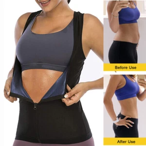Ladies Sports Fitness Sweat Suit Sauna Suit Sweat Suit Belly Tight Yoga Sweat Sw - Picture 1 of 7