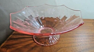 Lancaster Glass Octagon Wheel Cut Bowl - Picture 1 of 8