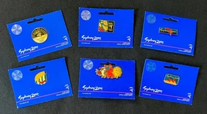 Sydney 2000 Summer Olympic Pins (1) -Lot of 6 Pins NEVER USED/ORIGINAL PACKAGING - Picture 1 of 4