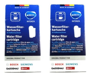 2 x Filtro de agua genuino Brita Intenza Siemens Bosch Neff Gaggenau TZ70003 - Imagen 1 de 2