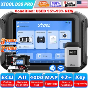 XTOOL D9S PRO Bidirectional OBD2 Scanner All System Diagnostic Topology 45+Reset - Picture 1 of 18