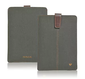 iPad mini Case Green Cotton Twill NueVue Screen Cleaning Sanitizing Sleeve - Picture 1 of 11
