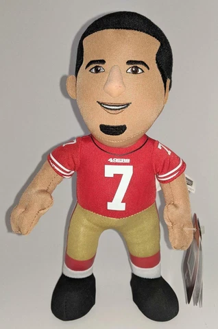 NFL San Francisco 49ers COLIN KAEPERNICK 10" Plush Figure 2014 Bleacher NEW Rare Cover