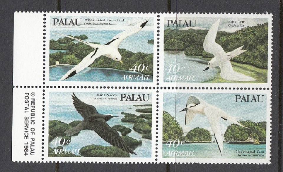 PALAU SC# C1-C4 AVE TROPICAL COLA BLANCA - MNH Foto 1 de 1