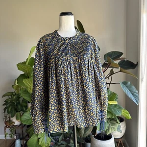 NEW Morrison Top Blouse Della Floral Size 1-2 Cotton Ruffle $269 Long Sleeve Top - Bild 1 von 10
