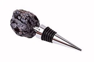 Tapón de botella de vino de piedras preciosas totalmente naturales genuino - Imagen 1 de 2
