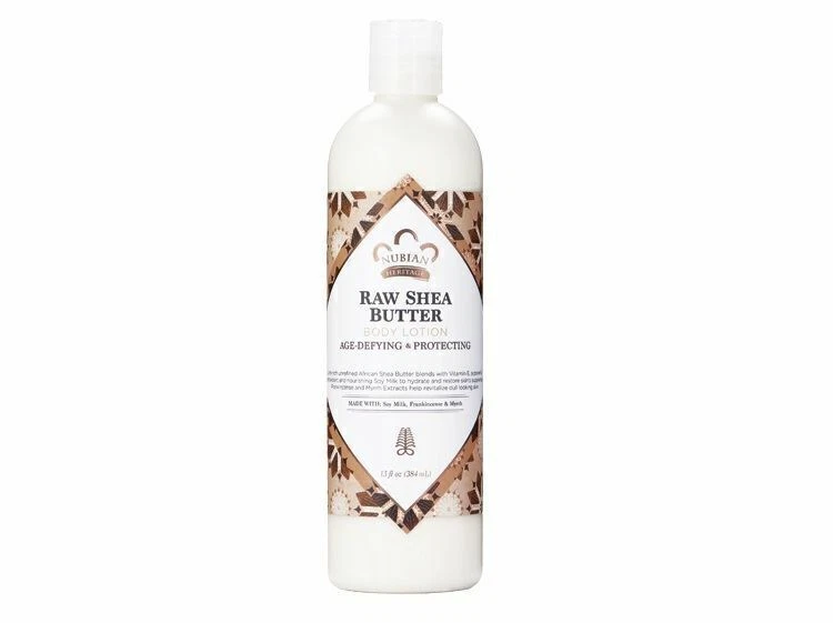 Body Lotion Raw Shea and Myrh 13 OZ By Nubian Heritage - Image 1 of 1