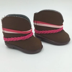 American Girl "WESTERN PLAID" SCHUHE (nur), passt 18" Puppe, 2014 nicht mehr produziert - Bild 1 von 5