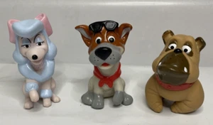 Lote de 3 marionetas de dedo de goma Oliver & Company de Disney 1988 vintage ENVÍO GRATUITO - Imagen 1 de 3