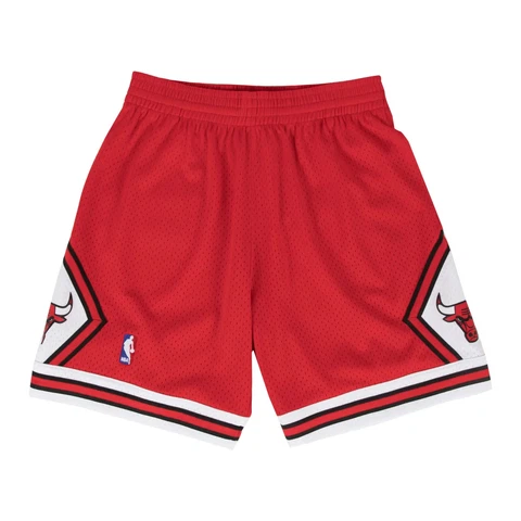 Mitchell & Ness Men's Authentic Chicago Bulls 1997-98 Swingman Road Shorts *NEW* Cover