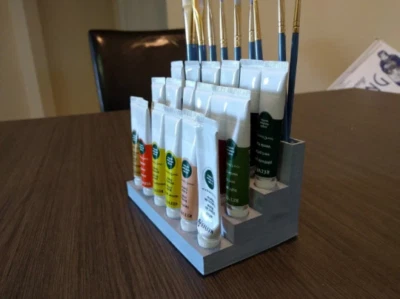 Soporte de pintura para tubos de pintura Reeves de 10 ml | Sostiene pinturas de tubo Reeves Foto 1 de 4