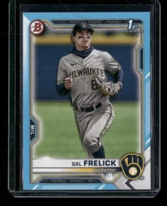 Bowman Draft 2021 #BD-172 Sal Frelick Milwaukee Brewers - Foto 1 di 2
