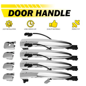 Set(4) Outside Exterior Door Handle For Nissan 09-14 Murano Maxima /13-19 Sentra - Picture 1 of 11