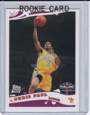 Tarjeta de novato Chris Paul 2005 Topps NBA JAM SESSION $$ RC Suns Hornets Spurs CP3 Foto 1 de 2