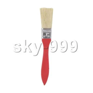 Painting Brush for Interior Exterior with Mahogany Wooden Handle 1 Inch Width - Photo 1/6