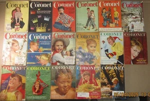 Vintage Coronet Magazine Lot Year 1949 55 56 57 58 59 Photography Article Risque - Picture 1 of 6