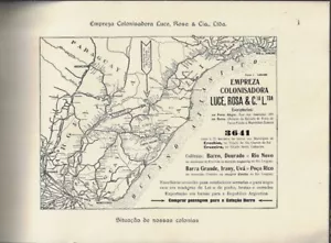 EMPREZA COLONISADORA Kolonisationsgesellschaft Luce, Rose & Cie, Brasil 1921 - Foto 1 di 7