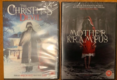 Mother Krampus / The Christmas Devil. 2x Christmas Horror DVD. New / Sealed - Image 1 of 3