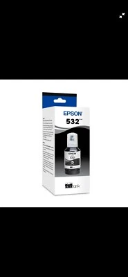 Epson T532120-S EPSON T532 BLACK INK BOTTLE FOR USE IN STM1000 ETM3170 STM3000 E - Image 1 of 3