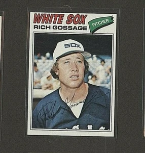 1977 Topps Rich Gossage Chicago White Sox #319 ππ³π₯ - Foto 1 di 2