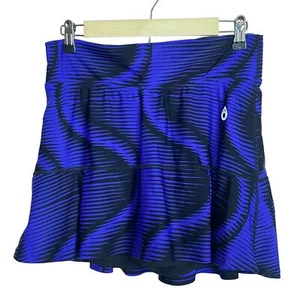 Falda Dona Jo Talla 1 Pequeña Skort Negro Púrpura Estampado Volantes Dobladillo - Imagen 1 de 4