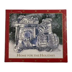 Vintage Home For The Holidays Christmas TRAIN Metal Candy Dish 1997 - Picture 1 of 8