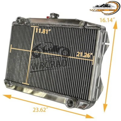 Radiador todo aluminio apto para Sunbeam Alpine serie V 1965-1968 1,7 L I4 MT 1966 1967 Foto 1 de 4