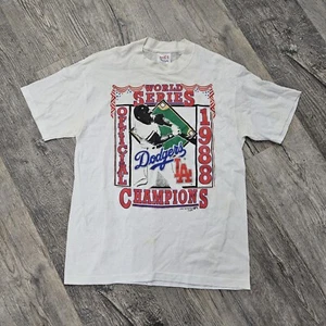 Los Angeles Dodgers Shirt Men L Vintage Single Stitch 1988 Champion Logo 7  - Picture 1 of 5
