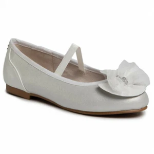 SCARPE BALLERINA CERIMONIA BAMBINA MAYORAL 45149 85 PELLE ORIGINALE PE 2020 NEW - Picture 1 of 6
