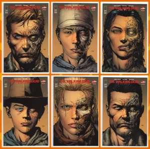 WALKING DEAD DELUXE #1 2 3 4 5 & 6 (2a STAMPA) SET VARIANTI Finch (2021) quasi nuovo - quasi nuovo - Foto 1 di 9