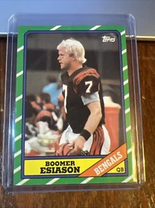 Carta Boomer Esiason 1986 Topps Rookie RC #255 Cincinnati Bengals quasi nuova gamma - Foto 1 di 6