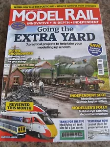 MODEL RAIL MAGAZINE AUG 2022 EXTRA YARD GROUNDWORK BALLASTING SCOTTISH RAILBUS - Picture 1 of 3