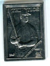 1988 Topps Gallery of Champions Aluminum Mark McGwire #580 A's