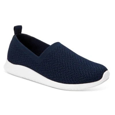 Zapatillas planas sin cordones Style & Co. para mujer 9,5 M azul marino tejidas nuevas en caja GU8 Foto 1 de 4