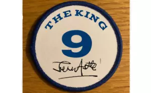 Jeff Astle The King toppa da cucire firmata WBA - Foto 1 di 1
