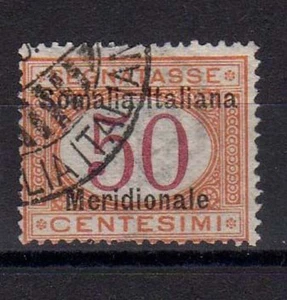 SOMALIA 1906 Segnatasse 50c USATO (CL) difetto - Foto 1 di 1