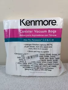 Kenmore  Canister Vacuum Bag for Panasonic C-5 & C-18 - 8 Pieces - Picture 1 of 1