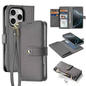 coque Étui portefeuille en cuir Dux Ducis Lawa pour iPhone 16 Pro Max - Zdjęcie 1 z 7