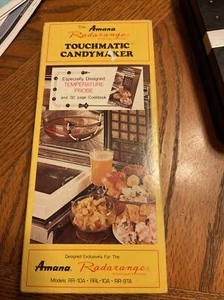 Vintage Amana Radarange Microwave Oven Touchmatic Candymaker in Original Box - Picture 1 of 5