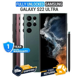 Samsung Galaxy S22 Ultra 5G desbloqueado de fábrica SM-S908U1 - impecable estado - Imagen 1 de 23