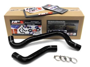 HPS Black Silicone Radiator Hose Kit Coolant OEM Replacement 57-1009-BLK Neon - Bild 1 von 4