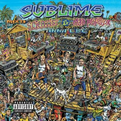 Sublime - Meets Scientist & Mad Professor Inna L.B.C. LP Vinyl (YELLOW COLOR)  - Image 1 of 2