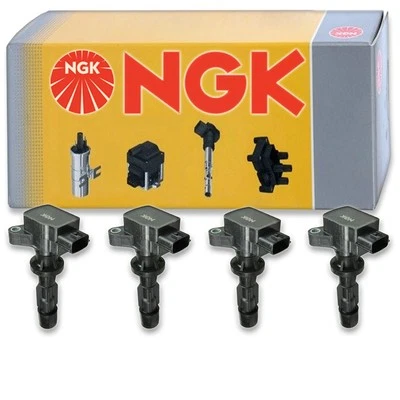 Bobina de encendido NGK de 4 piezas para Mazda 6 2006-2013 2,3 L 2,5 L L4 - Bujía Tune pi Foto 1 de 4