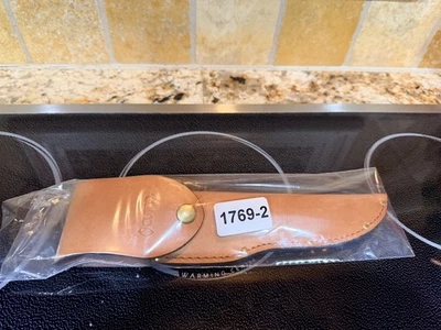 Cuchillo de caza Cutco vintage de cuero 1769 funda larga de 11"  Foto 1 de 3